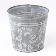AKCIA! OBAL PLECH VZOR KVET 14X13.3H - Kovové nádoby | FLORASYSTEM