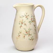 DŽBÁN S UCHOM KERAMIKA VZOR KVETY 24x17,5x30CM SUPER CENA! - Keramika vzorovaná interiérová | FLORASYSTEM
