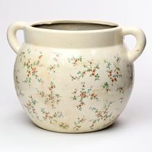 OBAL S UŠAMI KERAMIKA VZOR KVETY 31x25x21CM SUPER CENA! - FLORASYSTEM