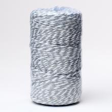 ŠNÚRKA FARBY  2MMX100M SIVÁ/BIELA - Motúz ozdobný | FLORASYSTEM