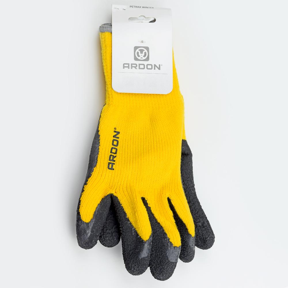 Žluté zimní rukavice Palawan-Petrax.