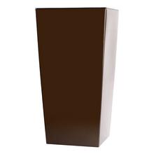 548 OBAL + VKLAD Finezja mokka 40x40xh75,3CM - Štvorcový vysoký s vkladom | FLORASYSTEM