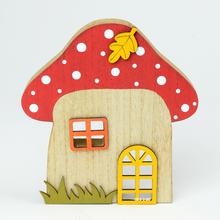 DOM MUCHOTRÁVKA DREVO 13x2x15CM - FLORASYSTEM