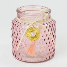 AKCIA! SVIETNIK SKLO SV.FIALOVÝ 10x11CM - Svietniky vianočné | FLORASYSTEM