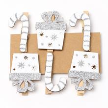 DARČEKY LÍZATKA NA ŠTIPCI S/6 DREVO BIELE 3,5x5CM - FLORASYSTEM