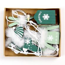 AKCIA! ZÁVES VIANOČNÝ MIX DREVO ZELENÝ 13x2x11CM - FLORASYSTEM