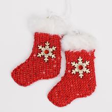 ZÁVES PONOŽKY ČERVENÉ 22x8x2CM - FLORASYSTEM