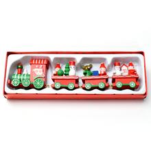 VLAK DREVO ČERVENÝ 22,3x7,2x2,9CM SUPER CENA! - FLORASYSTEM