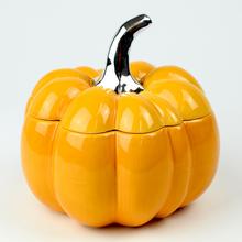 TEKVICA DÓZA PORCELÁN ORANŽOVÁ 17.7*17.2*16.1cm   - FLORASYSTEM