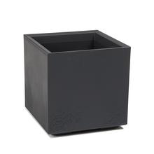 SUPER CENA 935 OBAL KARO ECO REC BETON ANTRACIT 40x40xV40CM/36L - Štvorcový dizajnový | FLORASYSTEM