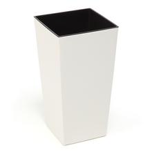 541 OBAL + VKLAD Finezja krémový 35X35Xh68CM - Štvorcový vysoký s vkladom | FLORASYSTEM