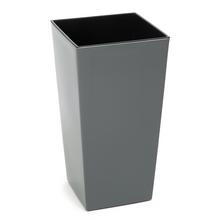 541 OBAL + VKLAD Finezja ANTRACIT 35X35Xh68CM - Štvorcový vysoký s vkladom | FLORASYSTEM