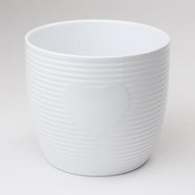 OBAL HEARTBEAT BIELY GLAZ 13CM - Obal bílý | FLORASYSTEM