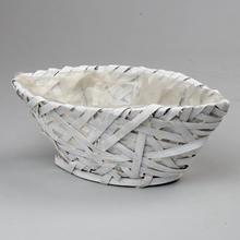 AKCIA! PRÚTIE LOĎKA BIELA 30XV11CM - Proutené obaly | FLORASYSTEM