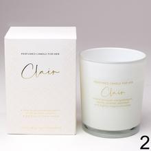 Voňavé sviečky pre ňu a pre neho v skle.