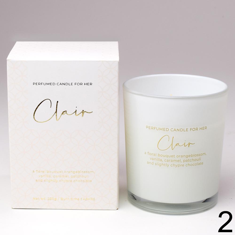 Vonné svíčky pro ni a pro něj ve skle.