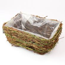 AKCIA! 358FL/S OBAL PRÚTIE RATAN NATUR  27*17*12 - Proutené obaly | FLORASYSTEM