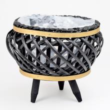 GW1913763.ZLC OBAL PRÚTIE NA NOHÁCH 32X32X18/29CM - Proutené obaly | FLORASYSTEM