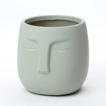 SUPER CENA KVETIN.TVÁR S OTVOROM SIVÝ 14*14*14CM - Obal jednobarevný | FLORASYSTEM