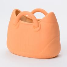 AKCIA! OBAL KER. KABELKA ORANŽ. 16*8.7*12.6 - Keramika jednobarevná interiérová | FLORASYSTEM