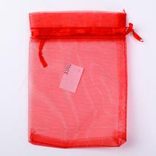 HY-3405 Organz. vrecko červené 9x12 cm - vrecko textil | FLORASYSTEM