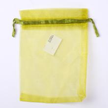 HY-3405 Organz. vrecko olivové zelené 9x12cm - pytlík textil | FLORASYSTEM