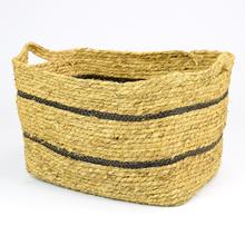 super cena! KOŠ SLAMA VEĽKÝ BASKET KR2002480 40x30x25cm - Koše na prádlo | FLORASYSTEM