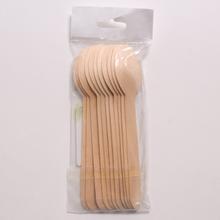 Lyžica drevená 16cm jednorázová sada 12ks/sd - FLORASYSTEM