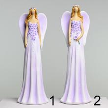 Dekoračný anjel fialový mix