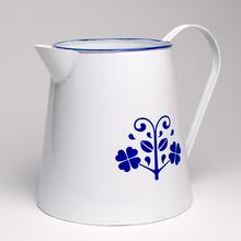 VÁZA DŽBÁN V:19x14CM  KOV MODROTLAČ 1  SUPER CENA! - Kovové nádoby | FLORASYSTEM