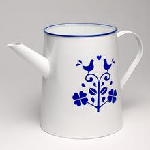 VÁZA KRHLA KOV MODROTLAČ 3 V:18x13CM SUPER CENA! - Kovové nádoby | FLORASYSTEM