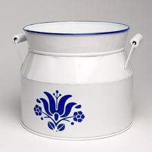 OBAL KONVA KOV MODROTLAČ 2 V:18x19,5CM SUPER CENA! - Kovové nádoby | FLORASYSTEM