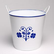 OBAL VEDRO S UŠAMI KOV MODROTLAČ 1 V:16,5x18CM SUPER CENA! - Kovové nádoby | FLORASYSTEM