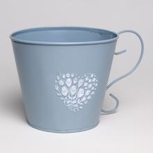 AKCIA! OBAL S UCHOM KOV MIX 3F SRDCE V:13x15CM - Kovové nádoby | FLORASYSTEM