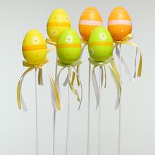 ZÁPICH VAJCE FAREBNÉ PLAST S/6 6CM - FLORASYSTEM