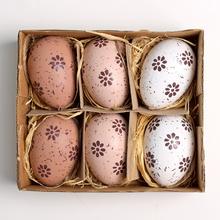 VAJÍČKA PLAST. S/6 6CM - Plastové vzorované | FLORASYSTEM