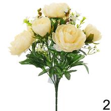 Kytica pivoniek mix v žltých odtieňoch.