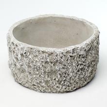 OBAL KRÚHLY CEMENT ŠEDÝ 17x17x9cm - FLORASYSTEM