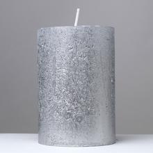 RUSTIC GLITER VAL.70x100 STRIEBORNÝ - Jednobarevné | FLORASYSTEM