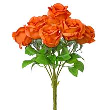 KYTICA RUŽA x7 ORANŽ. 40cm - Růže kytice | FLORASYSTEM