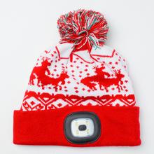 AKCIA!!!Čiapka X-mas kid červená,4xSMD LED - FLORASYSTEM