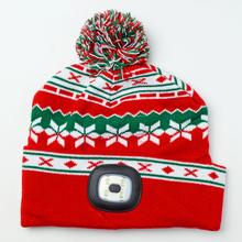 AKCIA!!!Čiapka X-mas červeno-zelená,4xSMD LED - Pracovní a ochranné pomůcky | FLORASYSTEM