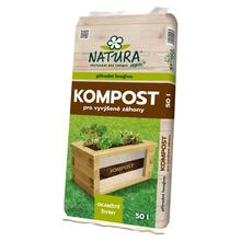 NATURA KOMPOST na vyvýšené záhony 50L - Substráty | FLORASYSTEM