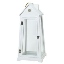 392FL/S LAMPÁŠ DREVO BIELY L 23x20,5x58,5CM - Lucerny dřevo/kov | FLORASYSTEM