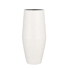 SUPER CENA VÁZA Morris biela 27XV65CM - Keramika jednofarebná interiérová | FLORASYSTEM
