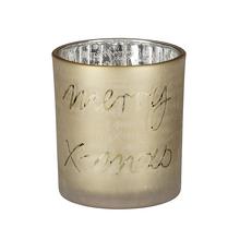 AKCIA! SVIETNIK na čajovú sviečku Arya zlaty - v8xh7cm - Svietniky vianočné | FLORASYSTEM