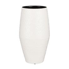 SUPER CENA VÁZA Morris biela 25XV45CM - Keramika jednofarebná interiérová | FLORASYSTEM