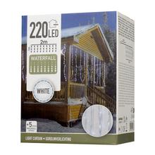 LED220 ZÁCLONA SVETLO IND/OUT 5FUNKCIA - Déšť | FLORASYSTEM