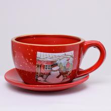 AKCIA OBAL  VIANOČNÝ S UŠKOM TERAKOTA 20.8*18*10.5 - Květináč, obal keramický | FLORASYSTEM