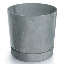 DPOP110E KVETINÁČ TUBO P BETON ŠEDÝ 10,8Xv10,9CM 0,7L - FLORASYSTEM